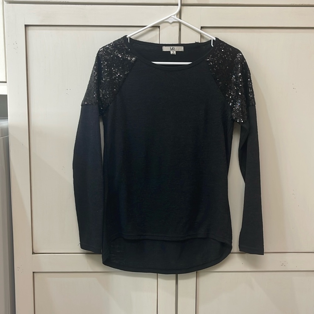 Ya long sleeve sequin top